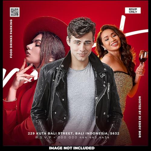 Club Dj Party Flyer Social Media Post