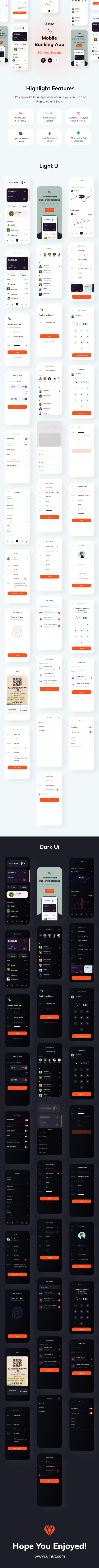 UIHut - .Pay Banking App Ui Kit - 10839 UIHut - .Pay Banking App Ui Kit - 10839