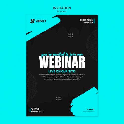 Business Strategy Invitation Template