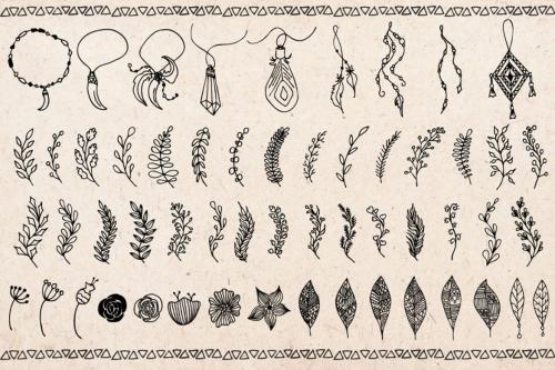 Deeezy - Hand drawn Boho doodles