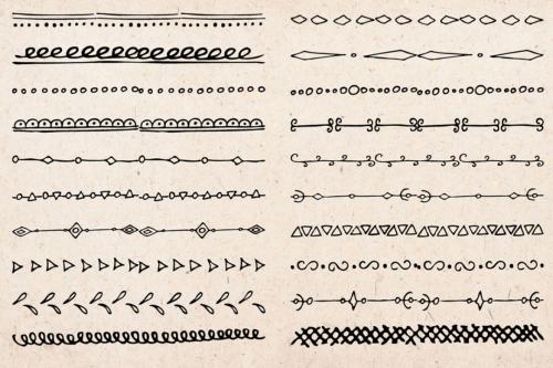 Deeezy - Hand drawn Boho doodles