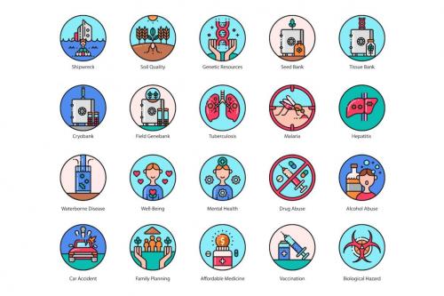 Deeezy - 136 Sustainable Development Icons | Aesthetic Deeezy - 136 Sustainable Development Icons | Aesthetic