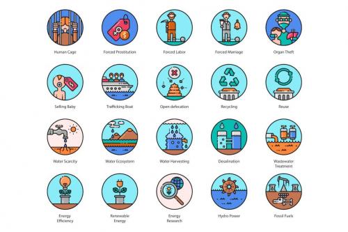 Deeezy - 136 Sustainable Development Icons | Aesthetic Deeezy - 136 Sustainable Development Icons | Aesthetic