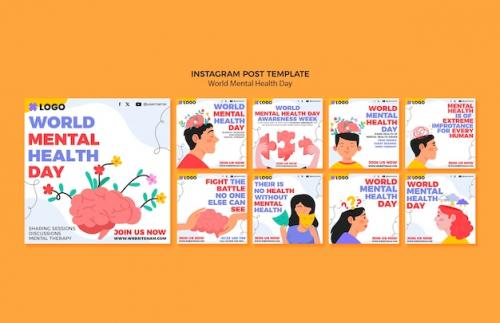 World Mental Health Day Instagram Posts