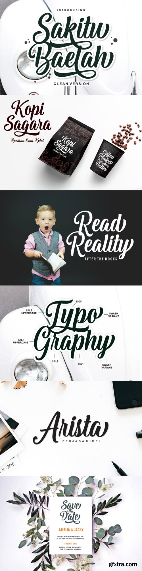 Sakitu Baelah - Clean Brush Font