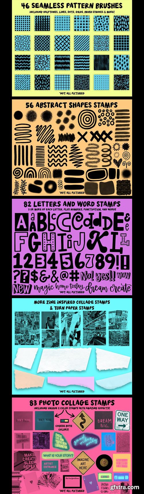 Zine Kit with 350 Brushes for Procreate