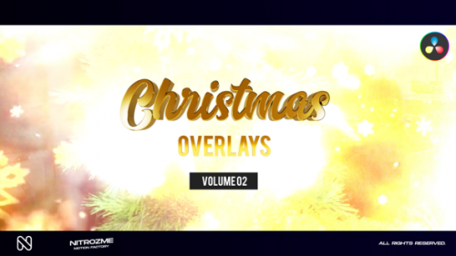 Christmas Overlays Vol. 02 for DaVinci Resolve - 49585477
