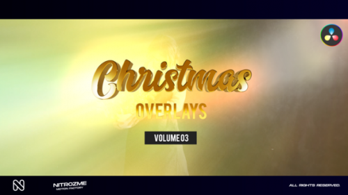Christmas Overlays Vol. 03 for DaVinci Resolve - 49585490