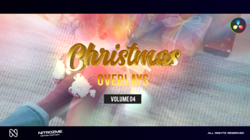 Christmas Overlays Vol. 04 for DaVinci Resolve - 49585496