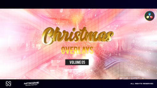 Christmas Overlays Vol. 05 for DaVinci Resolve - 49585502