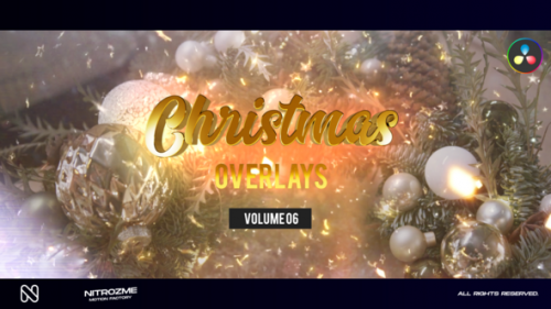 Christmas Overlays Vol. 06 for DaVinci Resolve - 49585511