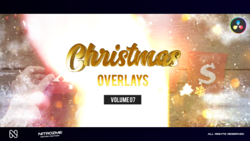 Christmas Overlays Vol. 07 for DaVinci Resolve - 49585514
