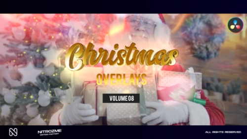 Christmas Overlays Vol. 08 for DaVinci Resolve - 49585520