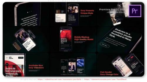 Mobile Mockup Black Style - 49617683