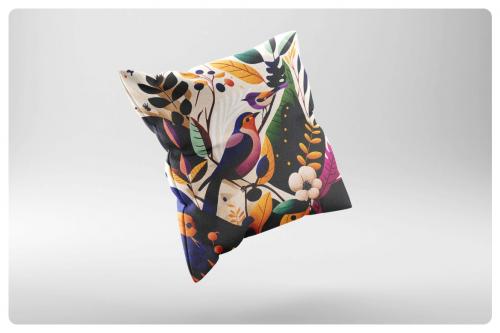 Square Pillow Mockup Square Pillow Mockup