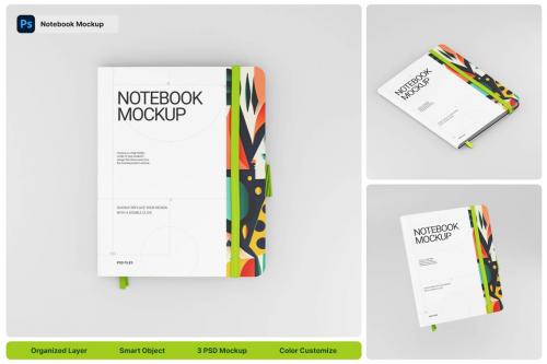 Simple Notebook Mockup Simple Notebook Mockup