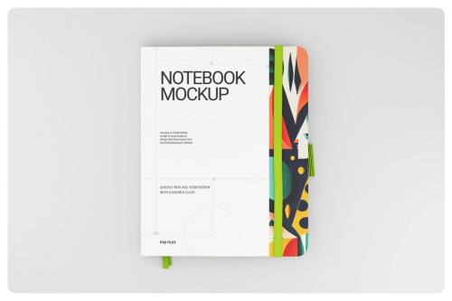Simple Notebook Mockup Simple Notebook Mockup