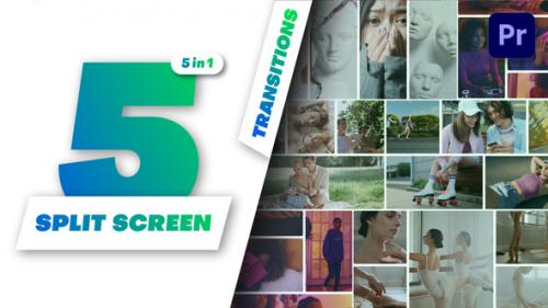 Multiscreen Transitions - 5 Split Screen - Vol. 01 - 49532500