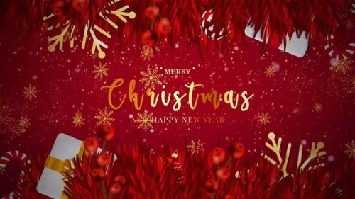 Merry Christmas And Happy New Year Opener 3 MOGRT - 49533113