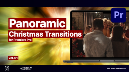 Christmas Panoramic Transitions Vol. 01 for Premiere Pro - 49538743