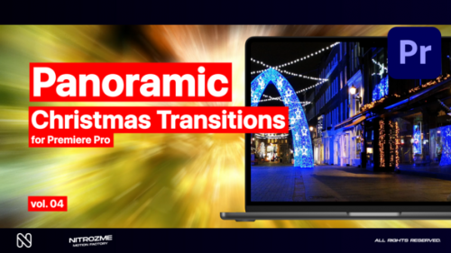 Christmas Panoramic Transitions Vol. 04 for Premiere Pro - 49538820