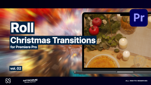 Christmas Roll Transitions Vol. 02 for Premiere Pro - 49538884