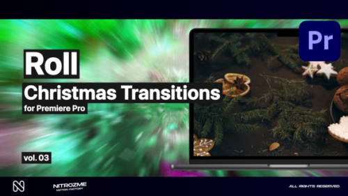 Christmas Roll Transitions Vol. 03 for Premiere Pro - 49538894