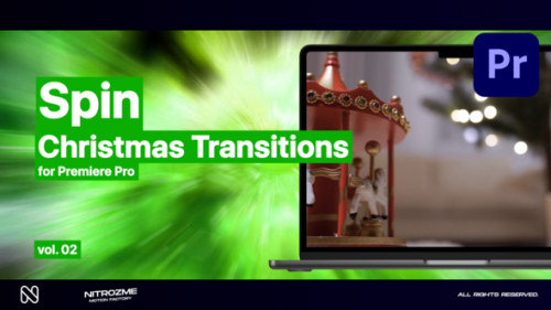 Christmas Spin Transitions Vol. 02 for Premiere Pro - 49538915
