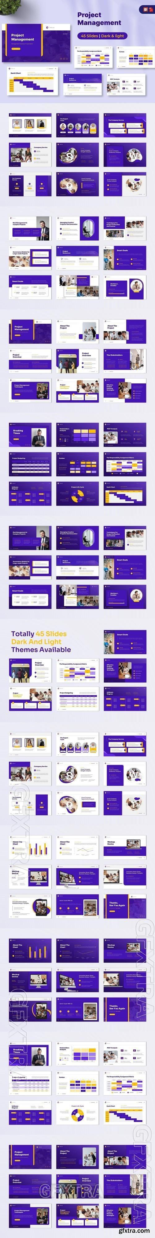 Project Management Business Powerpoint Template WHSZW35