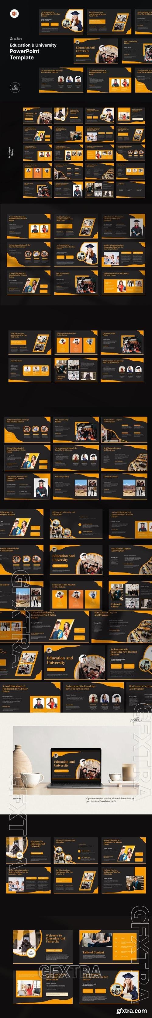Education & University PowerPoint Template CEPK5GR