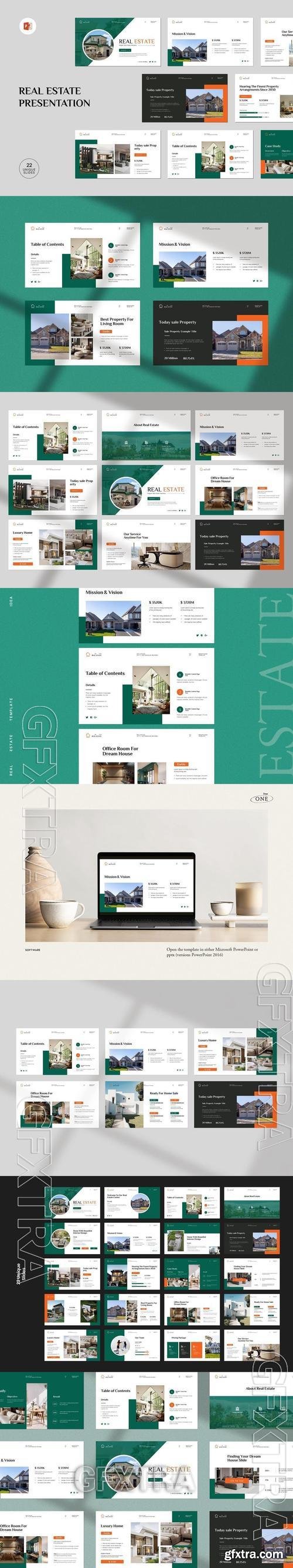 Real Estate PowerPoint Template RHXH4E7 Real Estate PowerPoint Template RHXH4E7