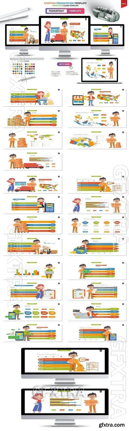 Shopping Powerpoint Presentation Templates D2GED8K