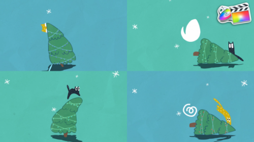 Cartoon Christmas Logo | FCPX - 49554298