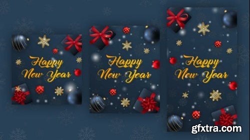 Videohive 4in1 Happy New Year Stories 49685142