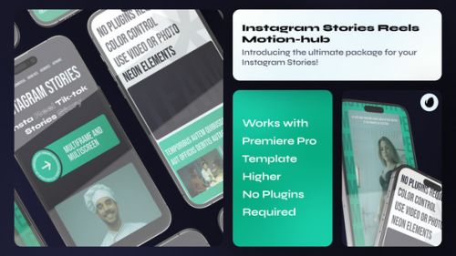 Instagram Reels Vertical Mogrt Premiere Pro - 49556378