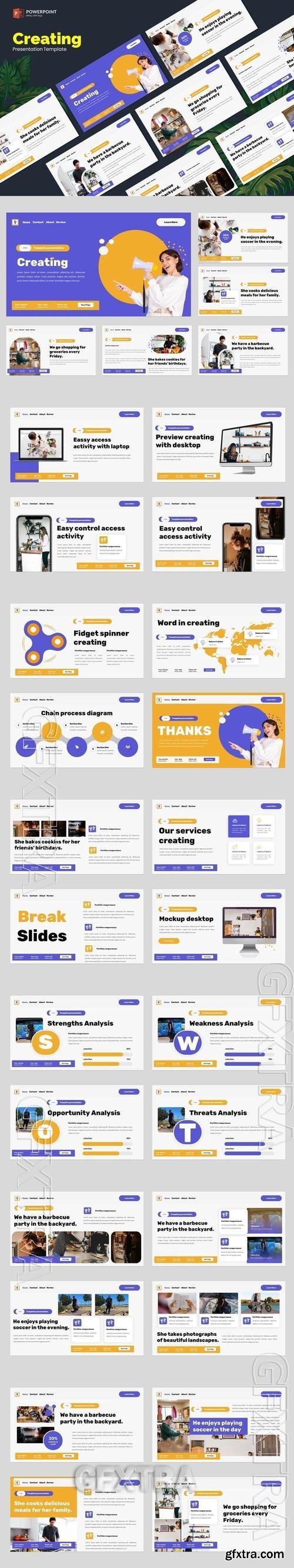 Creating - Creative Powerpoint Template N8TPM32 Creating - Creative Powerpoint Template N8TPM32