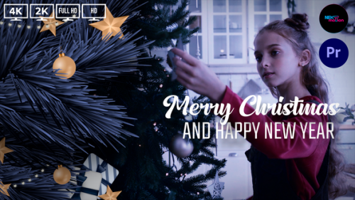 Merry Christmas and Happy New Year Slideshow | MOGRT - 49564252