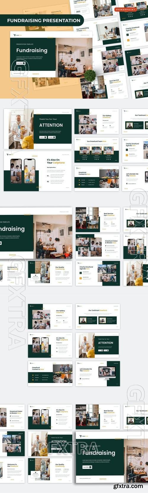 Fundraising Powerpoint Template YXA3B8N