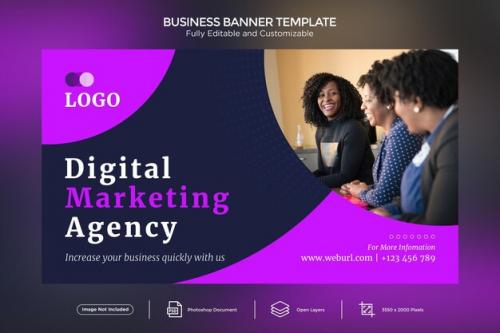 Digital Marketing Agency Business Banner Design Template