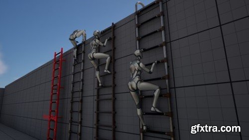 Unreal Engine 5:Enhance Animation Skill With Ladder Climbing