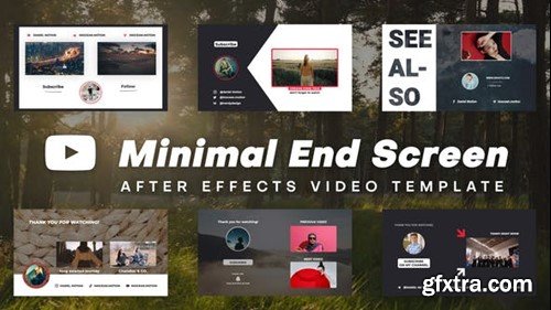 Videohive Minimal End Screens 49696277
