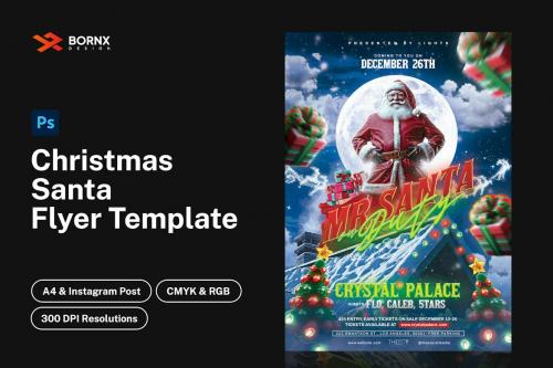 Christmas Santa Flyer Template Christmas Santa Flyer Template