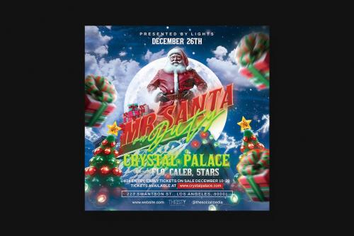 Christmas Santa Flyer Template Christmas Santa Flyer Template