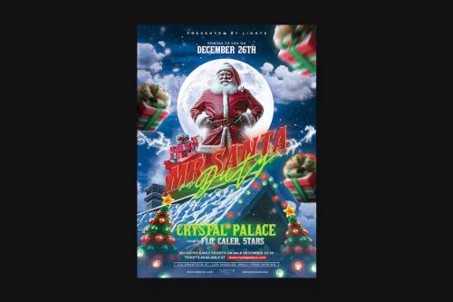 Christmas Santa Flyer Template Christmas Santa Flyer Template