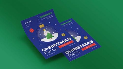Christmas Party Event Flyer Set 003 Christmas Party Event Flyer Set 003