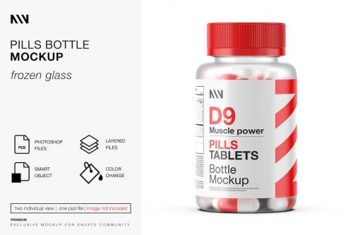 Pills Bottle Mockup Pills Bottle Mockup