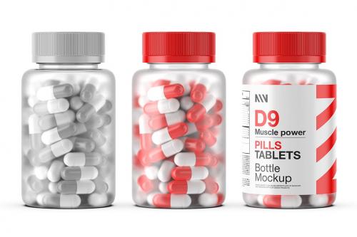 Pills Bottle Mockup Pills Bottle Mockup