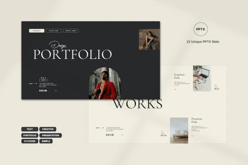 Design Portfolio PowerPoint Template Design Portfolio PowerPoint Template