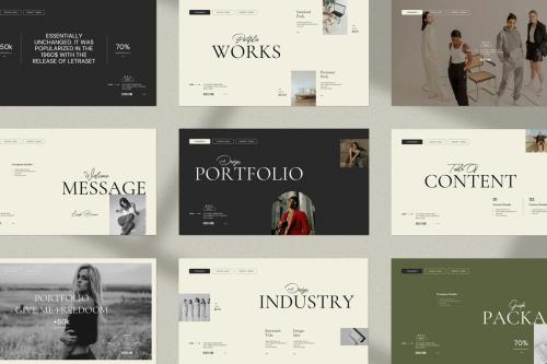 Design Portfolio PowerPoint Template Design Portfolio PowerPoint Template