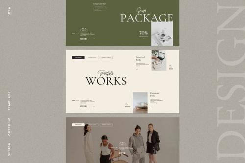 Design Portfolio PowerPoint Template Design Portfolio PowerPoint Template